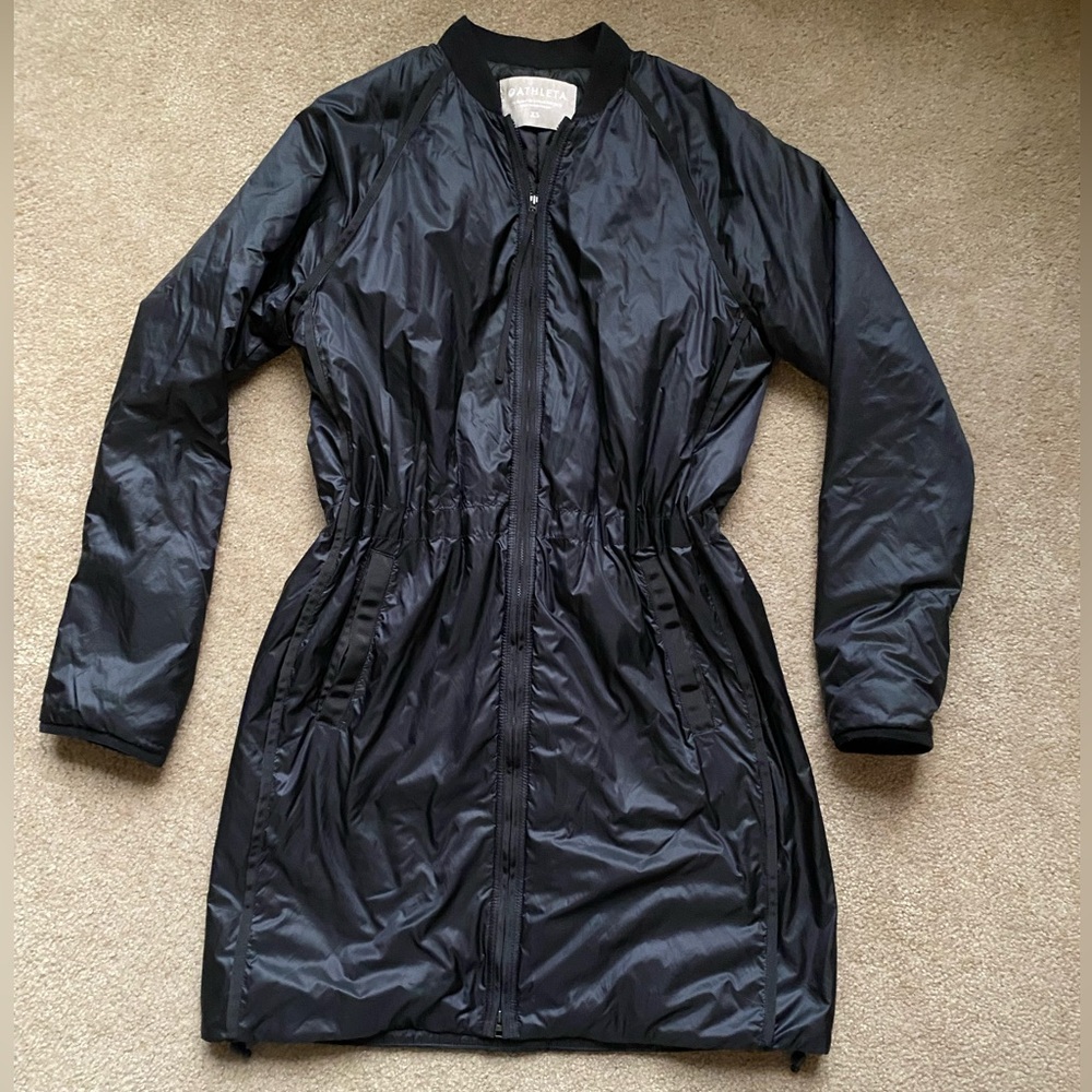 Athleta Black Summit Primaloft Jacket Packable At… - image 2